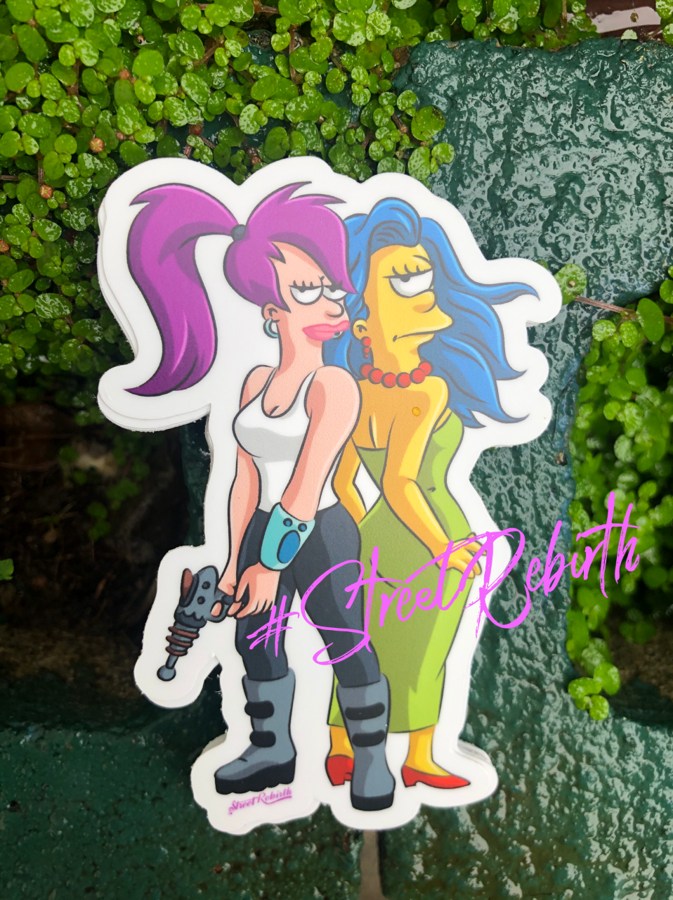 1 Marge Mashup Sticker – One 4 Inch Water Proof Vinyl Sticker – For Hydro Flask, Skateboard, Laptop, Planner, Car, Collecting, Gifting