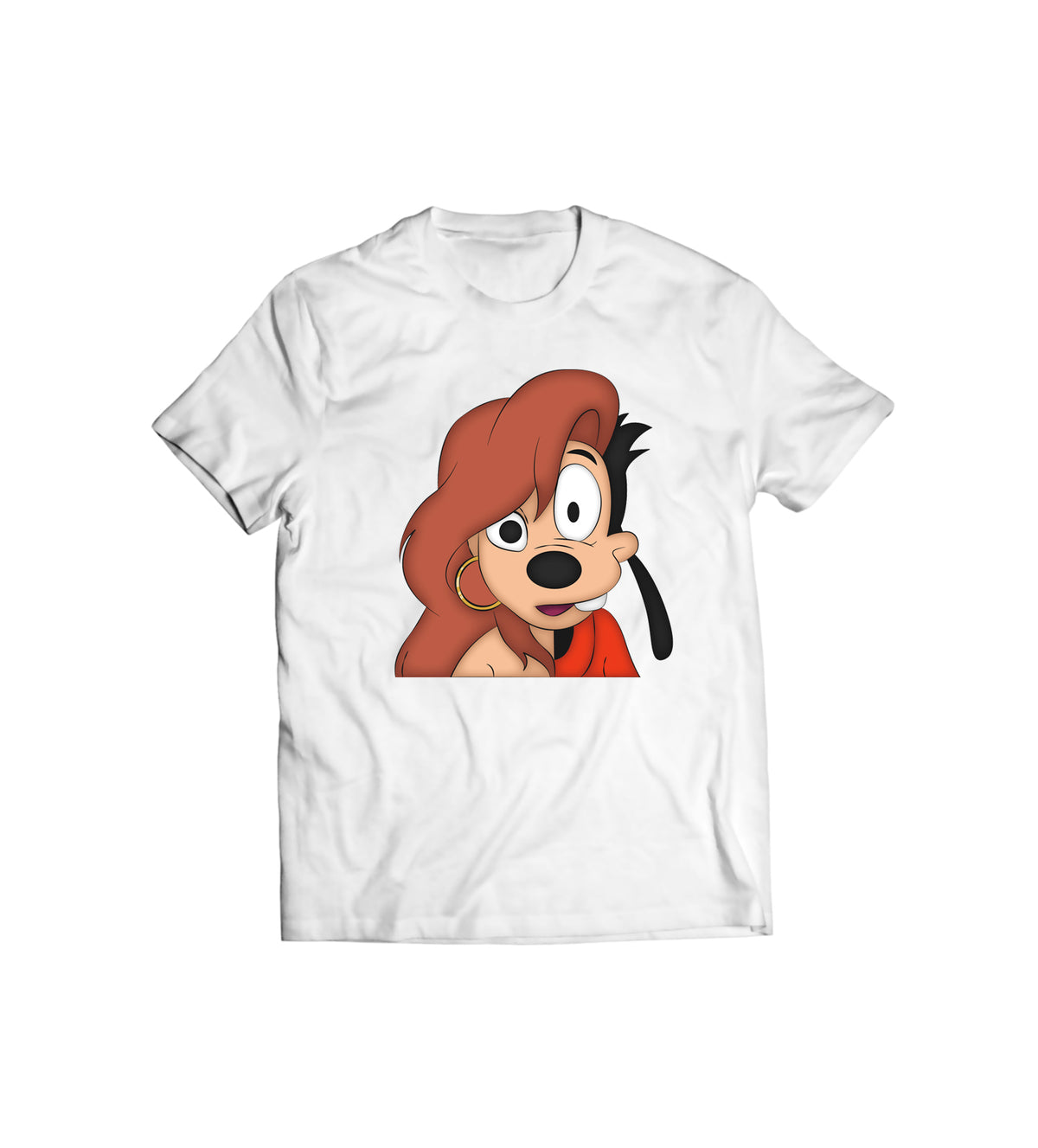 Half Face Max &amp; Roxanne DTG-Printed Shirt – A Dynamic Disney Duo