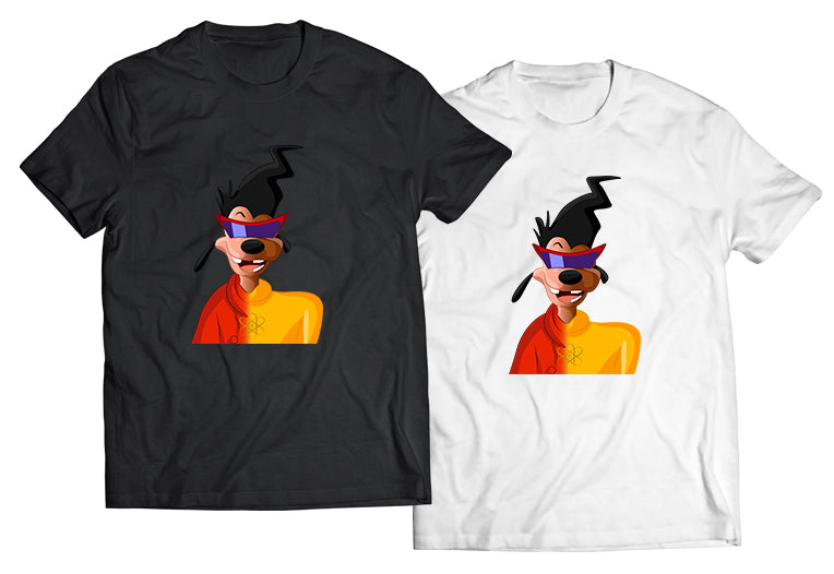 Half Face Powerline and Max DTG-Printed Shirt – A Dynamic Disney Fusion