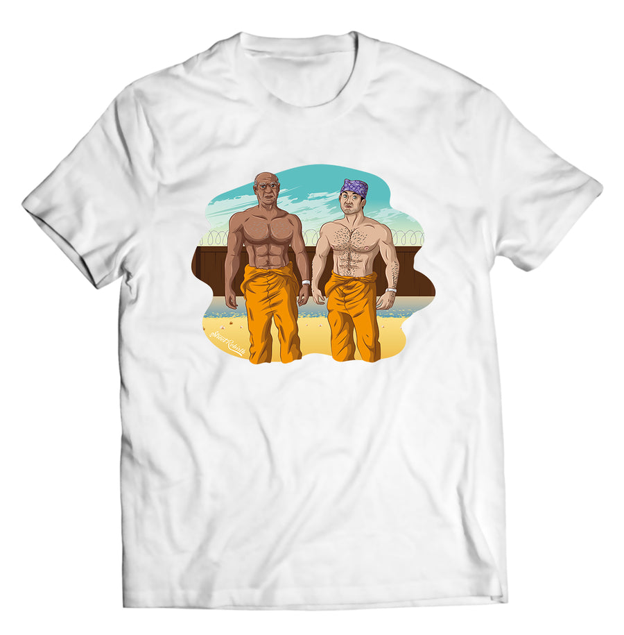 Unisex graphic T-shirt featuring an original humorous illustration