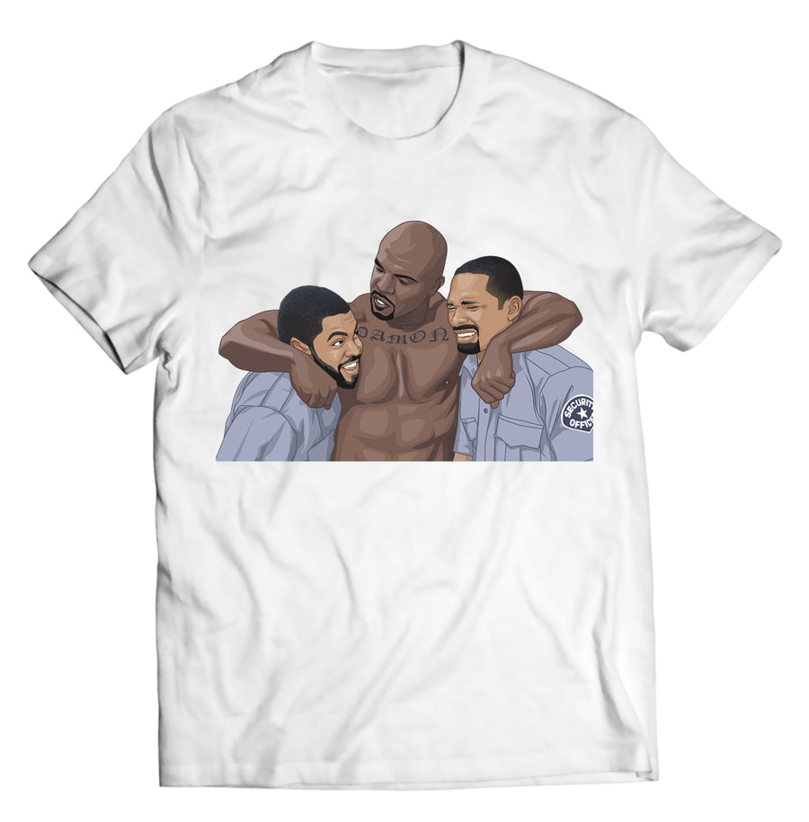 Unisex graphic T-shirt featuring an original humorous retro illustration