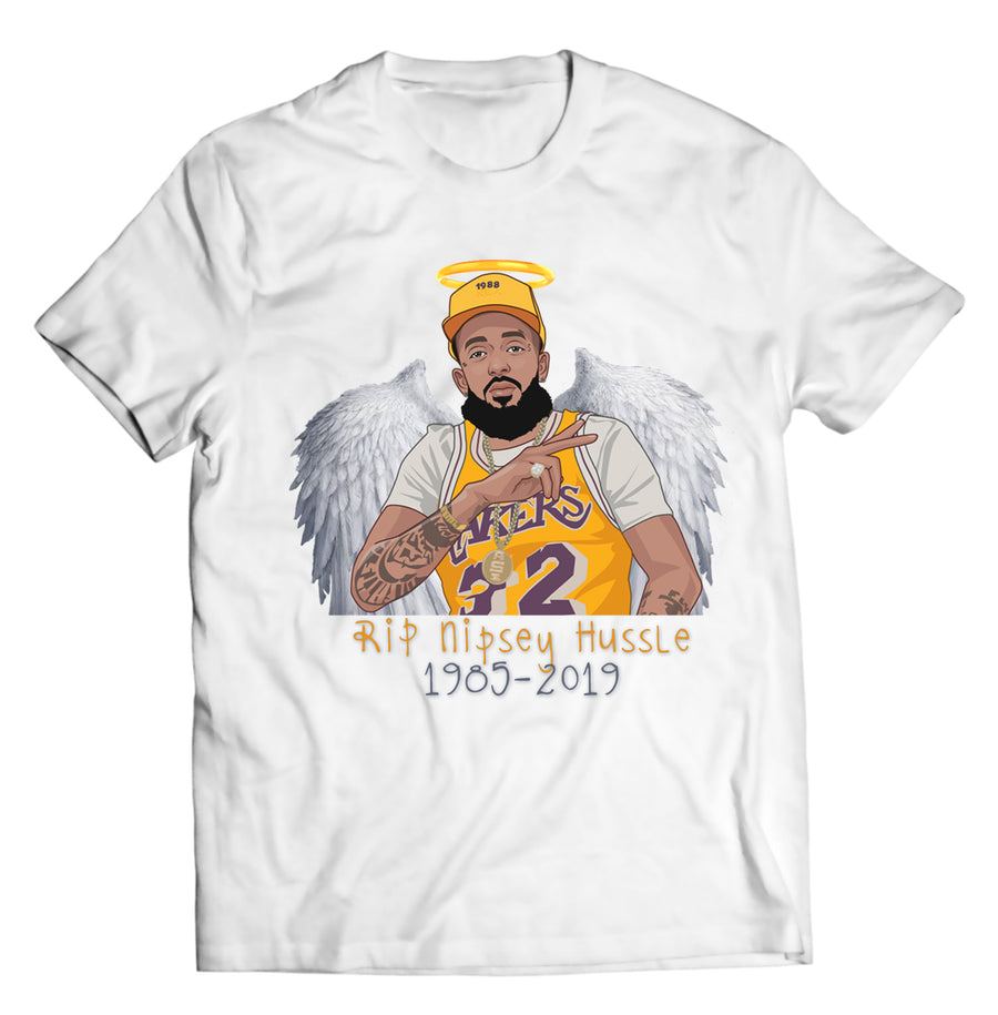 Unisex graphic T-shirt featuring an original hip hop music illustration