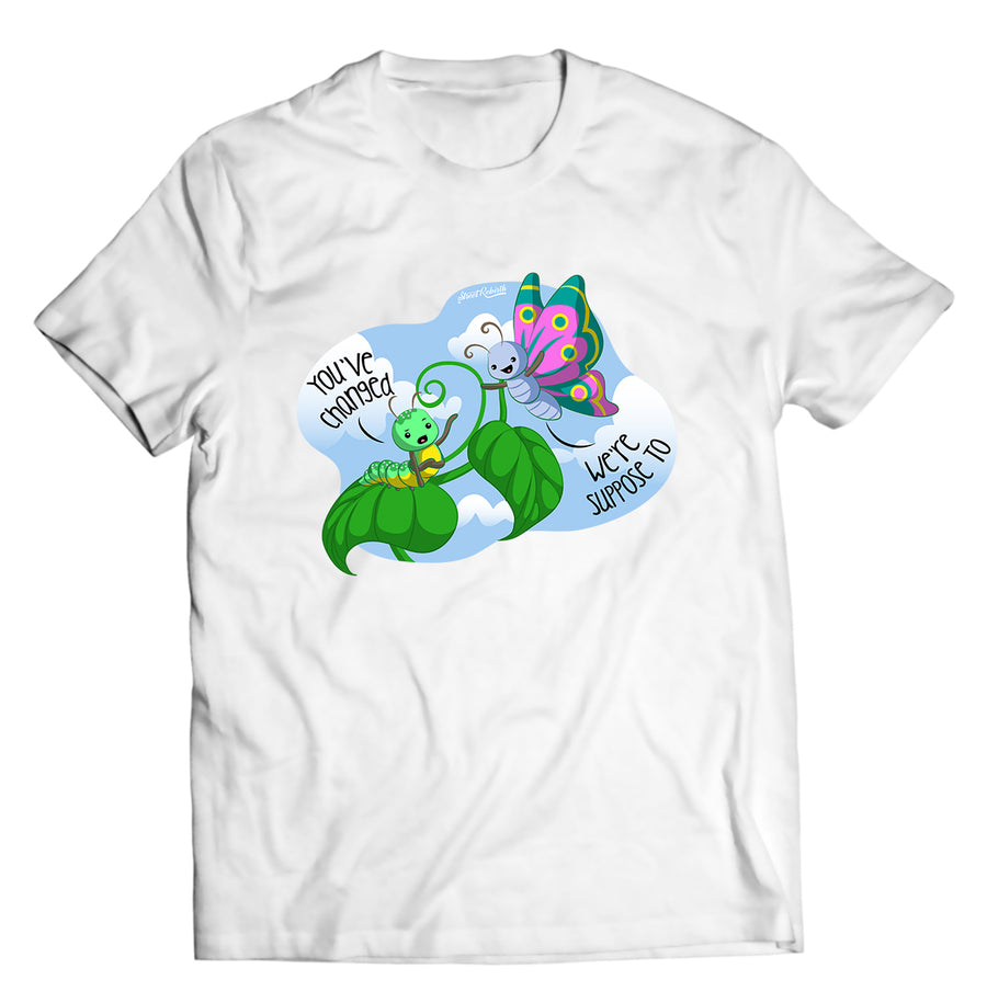 Unisex graphic T-shirt featuring an original humorous illustration