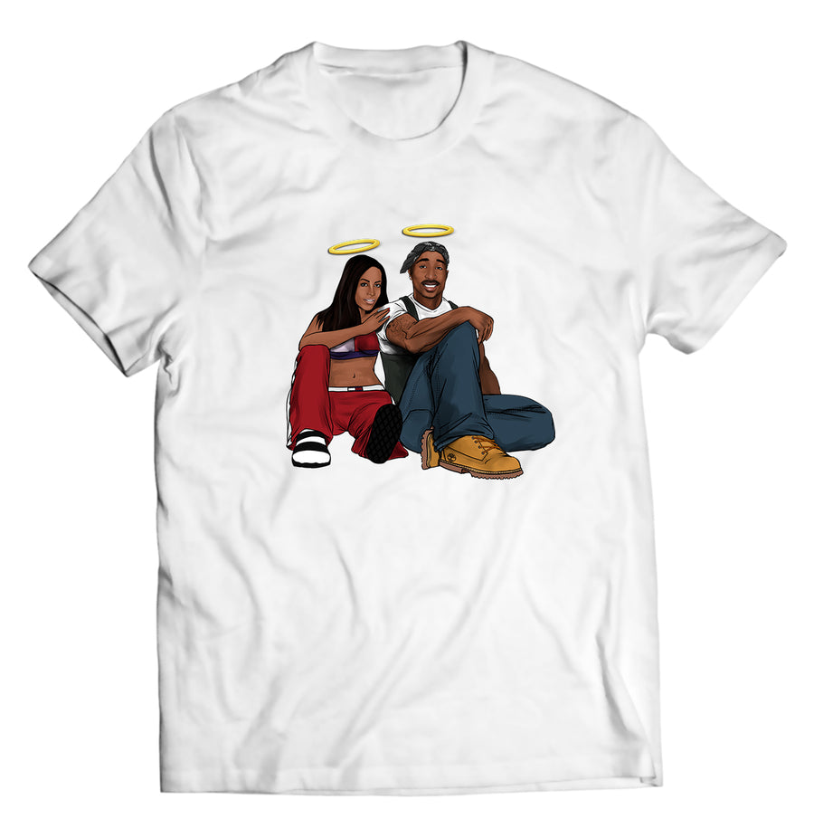Unisex graphic T-shirt featuring an original hip hop music retro illustration