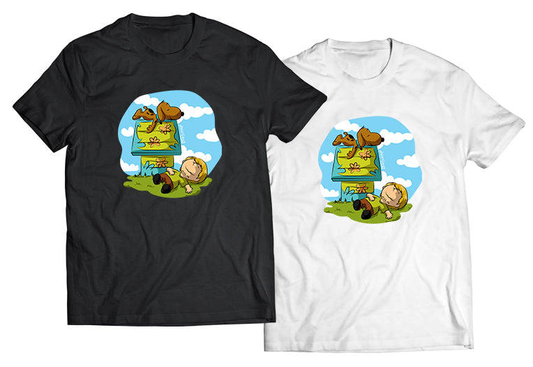 Peanut Mashup Sleeping Shirt - Direct To Garment Quality Print - Unisex Shirt - Gift For Him or Her