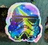 1 Perler Troop  Holographic Sticker – One 3 Inch Water Proof Vinyl Sticker – For Hydro Flask, Skateboard, Laptop, Planner, Car, Collecting, Gifting