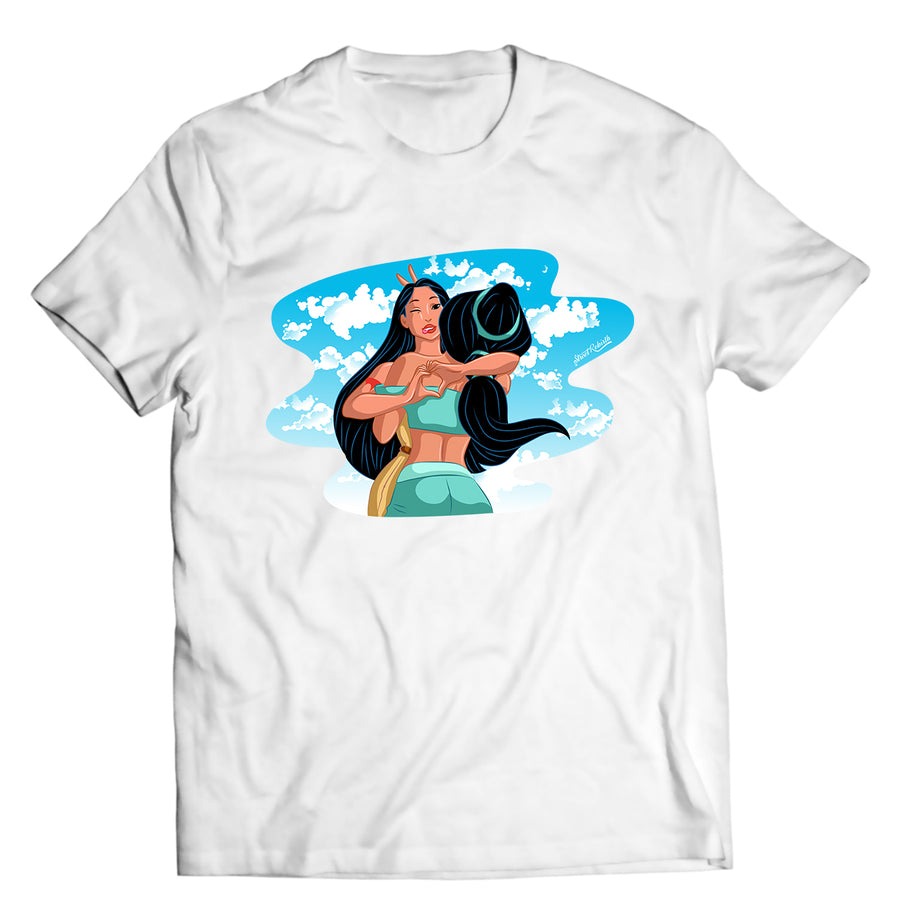 Unisex graphic T-shirt featuring an original humorous illustration