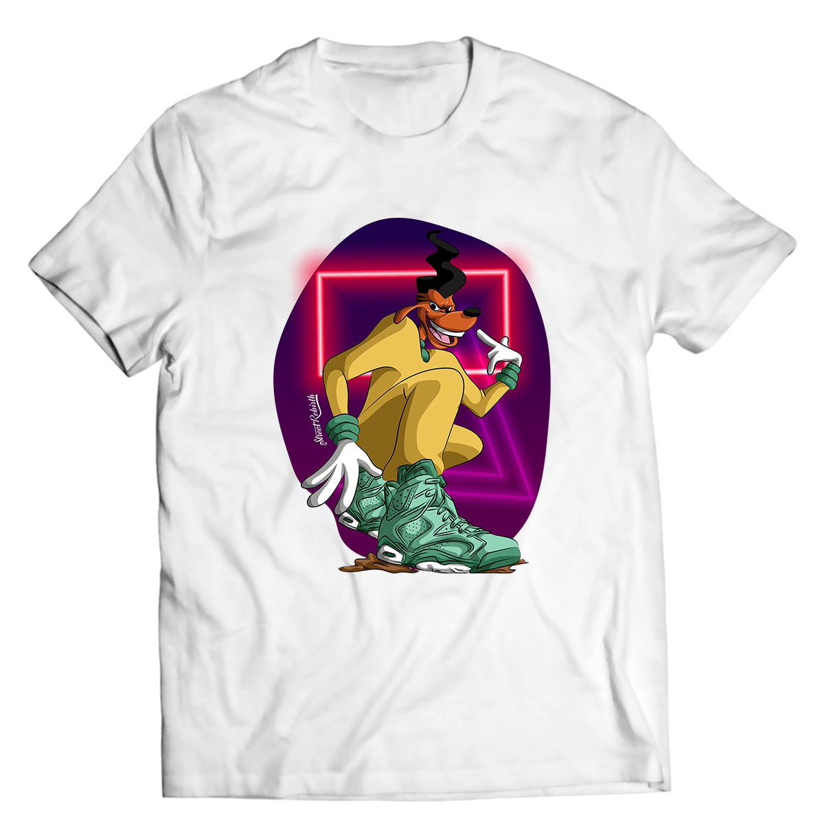 Powerline &quot;Dressed to Impress&quot; with Green Gatorade Jordans DTG-Printed Shirt