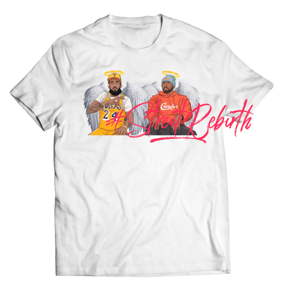 Unisex graphic T-shirt featuring an original hip hop music illustration