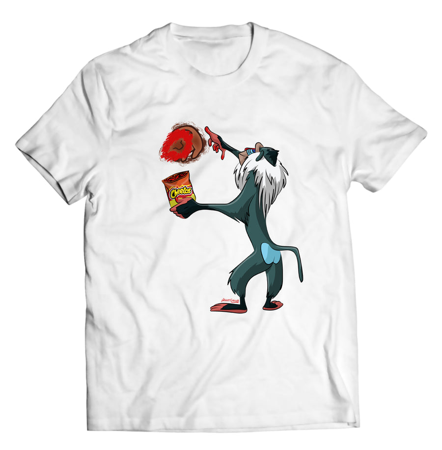 Unisex graphic T-shirt featuring an original humorous cartoon-style illustration