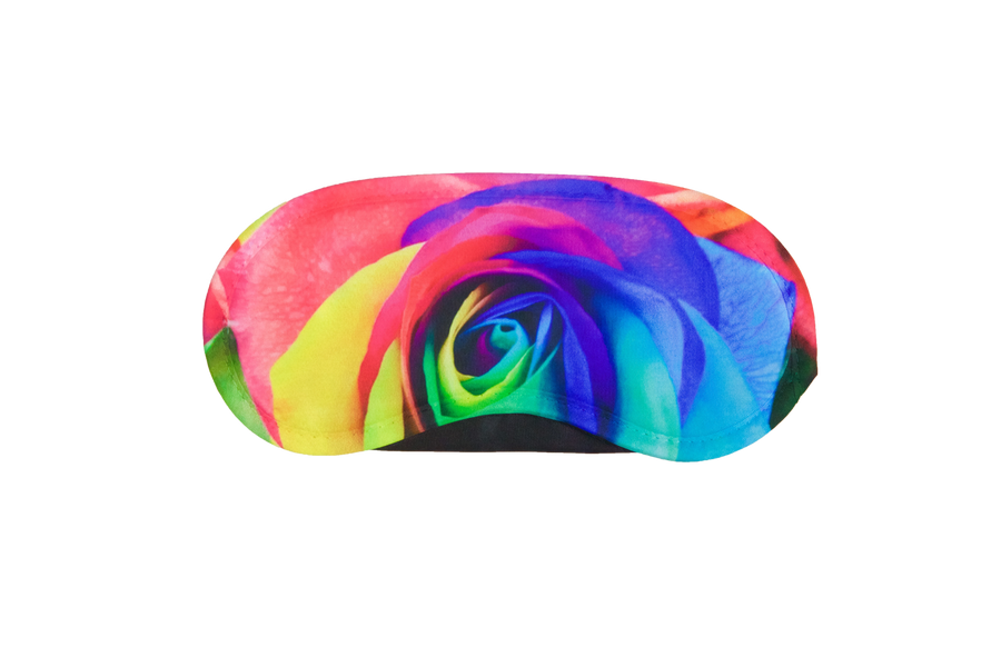 Reusable sleep eye mask with an original humorous printed design