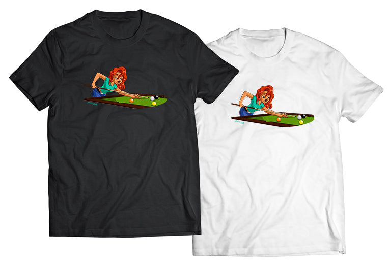 Roxanne Playing Pool DTG-Printed Shirt – A Disney Classic with a Stylish Twist