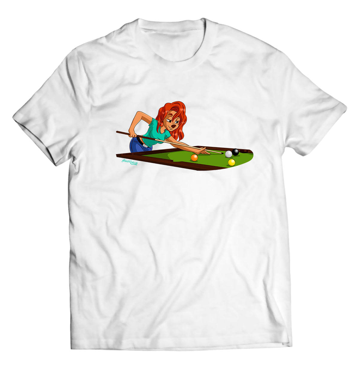 Roxanne Playing Pool DTG-Printed Shirt – A Disney Classic with a Stylish Twist