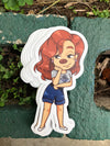 1 Roxanne Sticker – One 4 Inch Water Proof Vinyl Sticker – For Hydro Flask, Skateboard, Laptop, Planner, Car, Collecting, Gifting