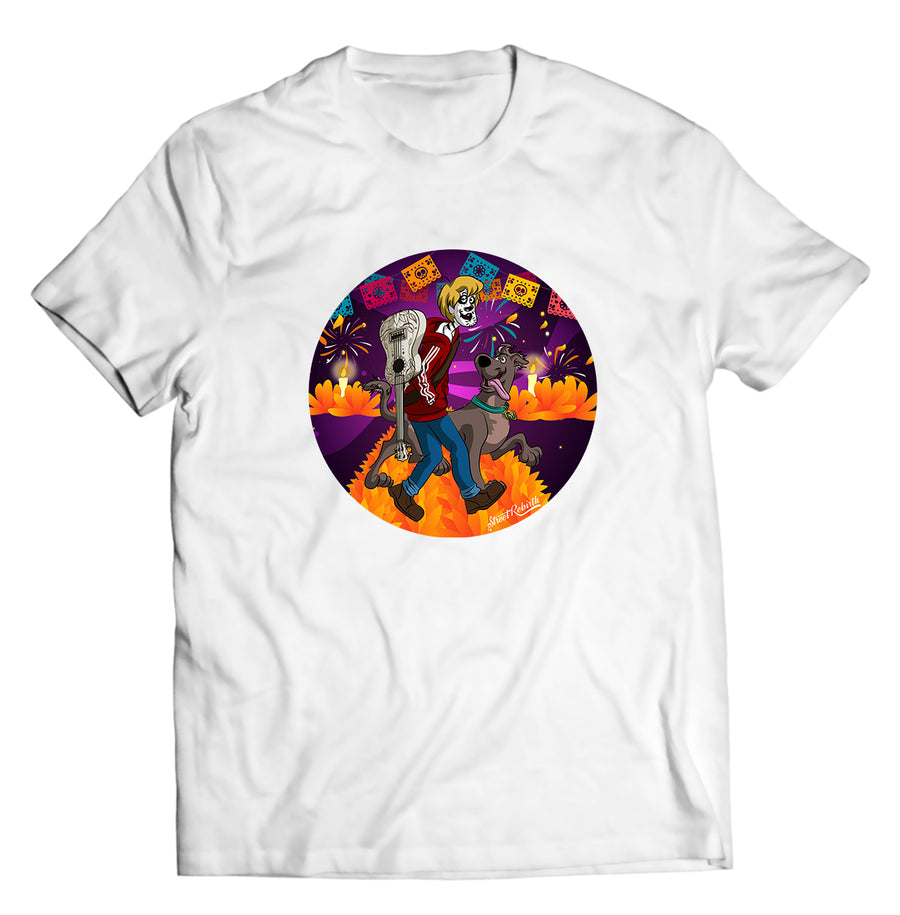 Unisex graphic T-shirt featuring an original humorous cartoon-style illustration