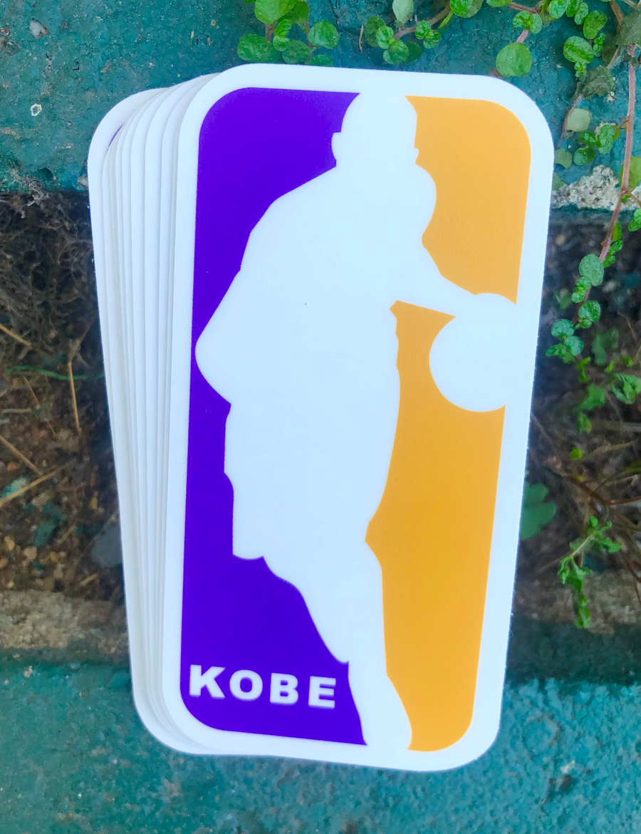 Waterproof vinyl sticker featuring an original colorful illustration