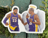 RIP the GOAT With Bron Sticker – One 4 Inch Water Proof Vinyl Sticker – For Hydro Flask, Skateboard, Laptop, Planner, Car, Collecting, Gifting