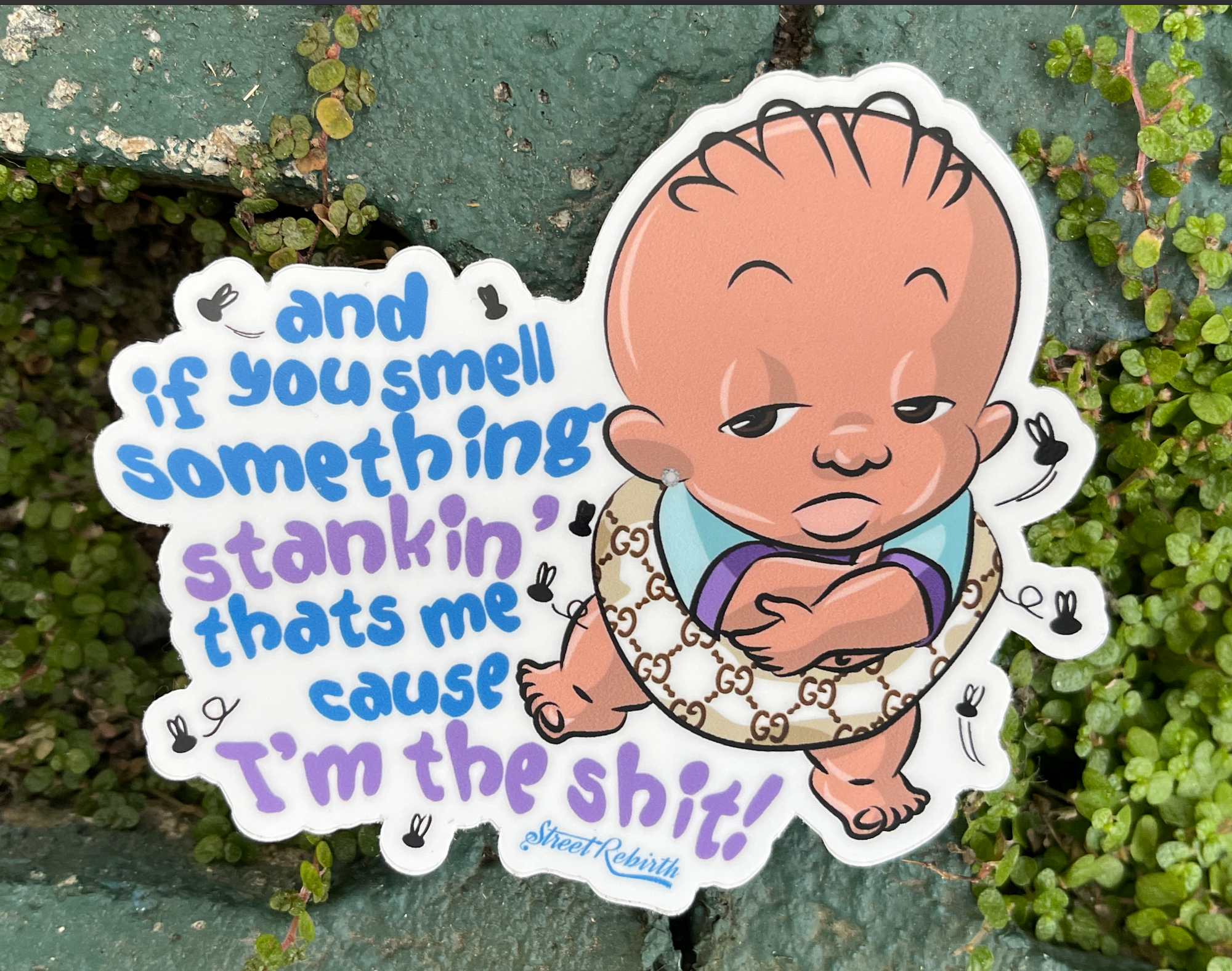 And If You Smell Something Stinkin Thats Me Cause I'm The Shit Sticker – One 4 Inch Water Proof Vinyl Sticker – For Hydro Flask, Skateboard, Laptop, Planner, Car, Collecting, Gifting