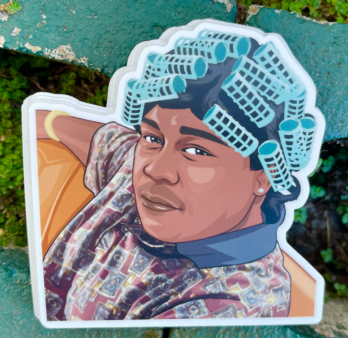 Big Worm Vinyl Sticker – Iconic Friday Movie Character Design