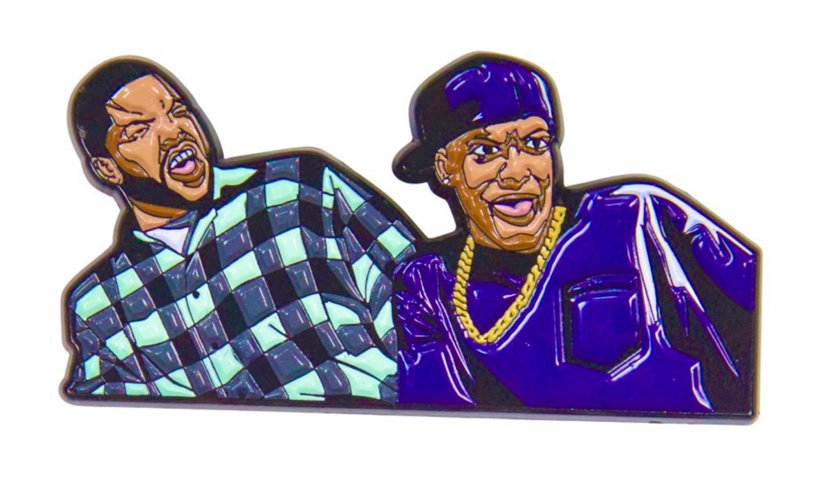 Craig and Smokey “Daaaaamn!” Pose Enamel Pin – Iconic Friday Movie Collectible