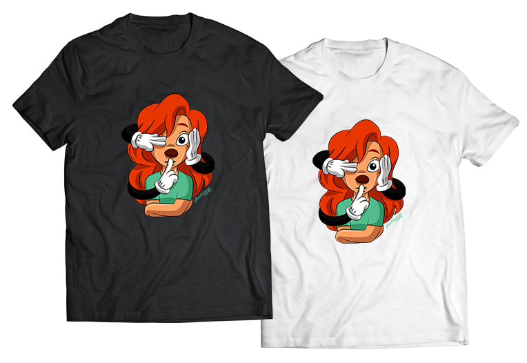 Roxanne &amp; Max &quot;See No Evil, Hear No Evil, Speak No Evil&quot; DTG-Printed Shirt