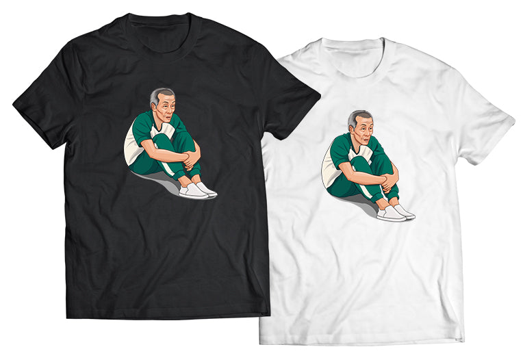 Number 001 Sitting Shirt - Direct To Garment Quality Print - Unisex Shirt - Gift For Him or Her