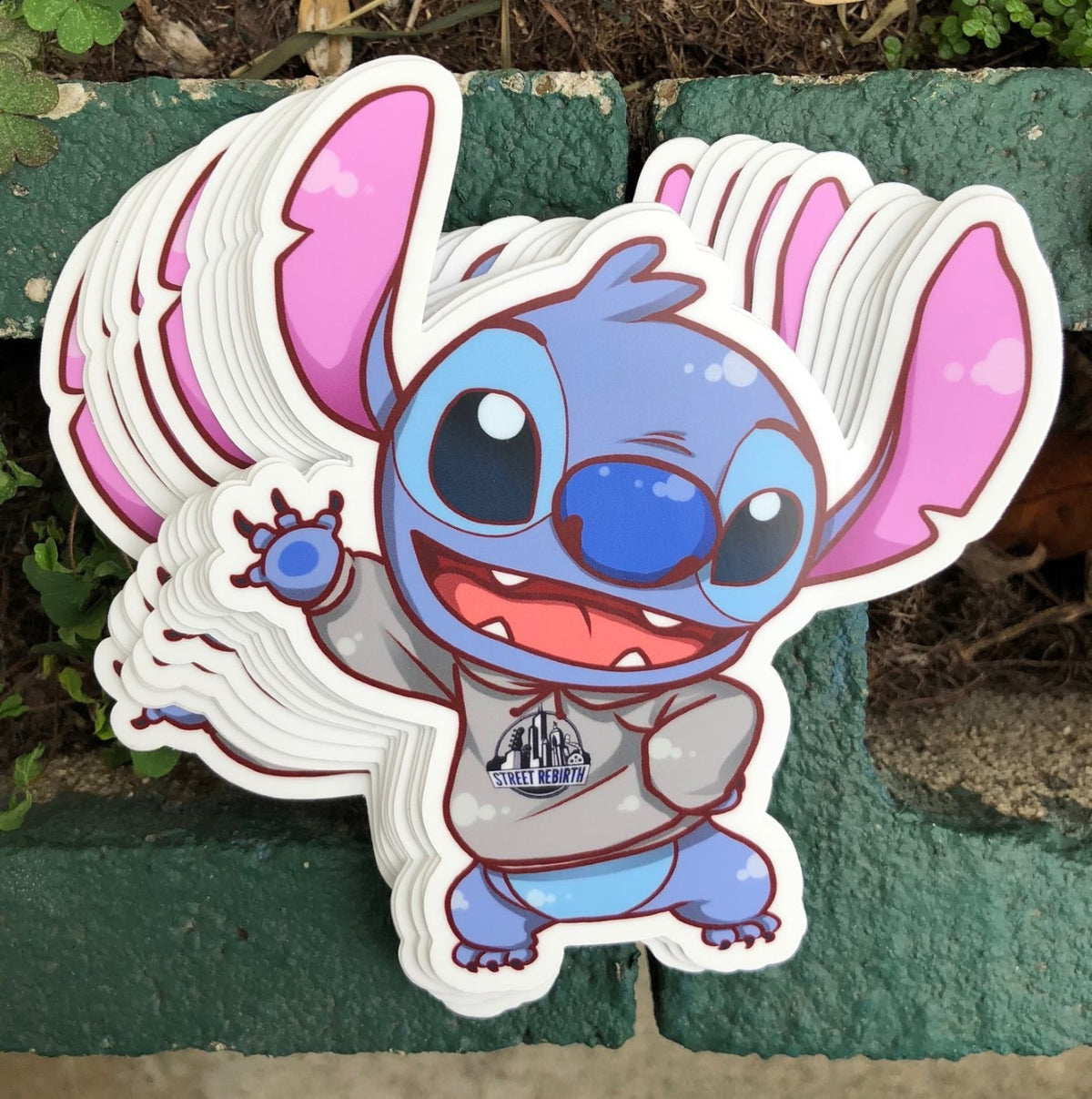 Stitch in Street Rebirth Hoodie Vinyl Sticker – Urban Cool Design