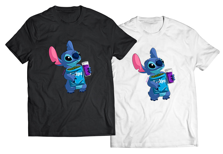 Stitch Blue Alien Turnt Up Shirt - Direct To Garment Quality Print - Unisex Shirt - Gift For Him or Her