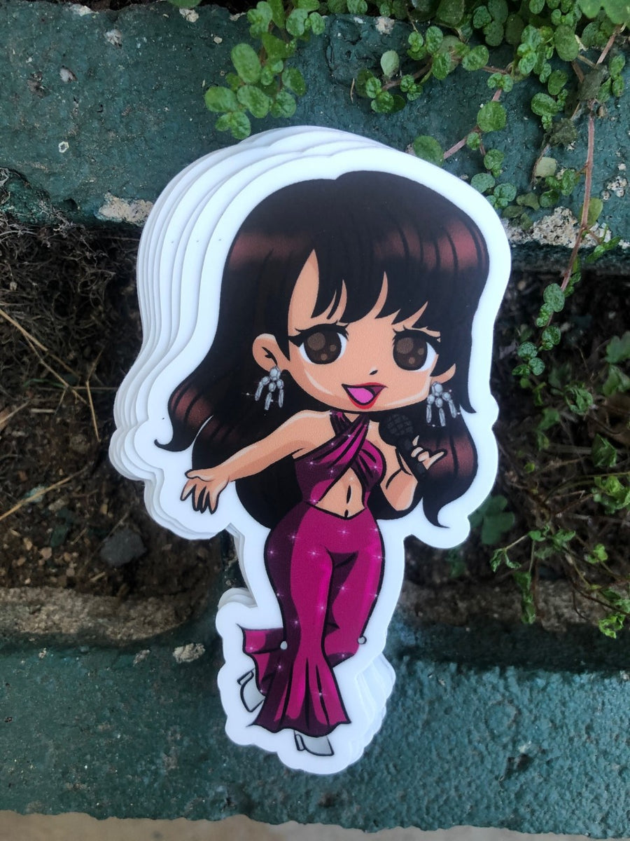Waterproof vinyl sticker featuring an original music illustration
