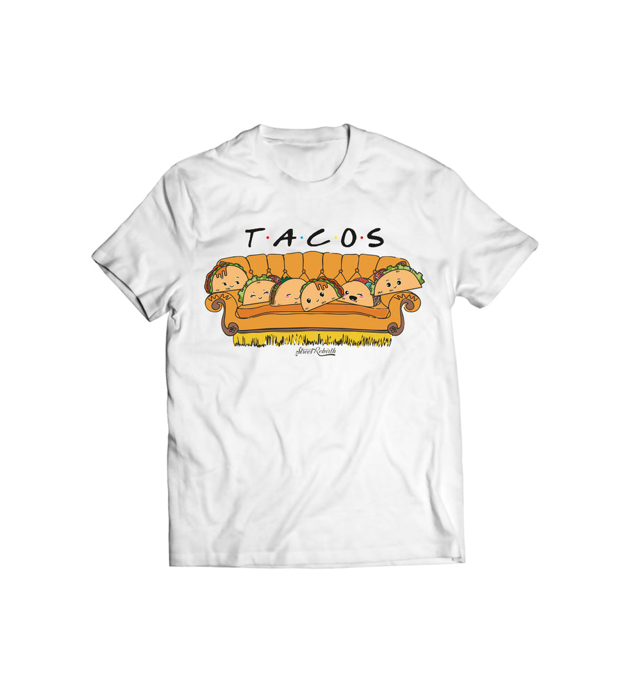 Unisex graphic T-shirt featuring an original food-themed humorous illustration