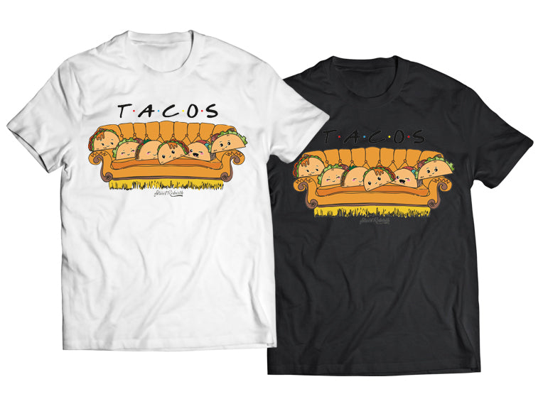 Tacos Shirt - Direct To Garment Quality Print - Unisex Shirt - Gift For Him or Her