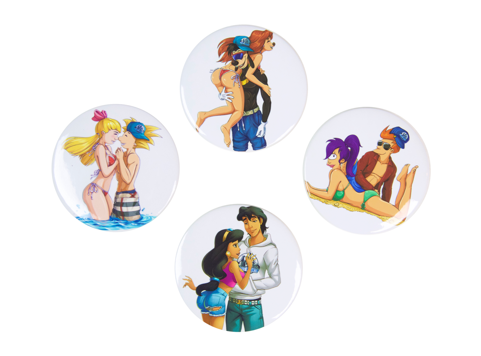 Tasteful Refrigerator Magnet Set - Office And Home Decor - Grab Bag And Birthday Favors