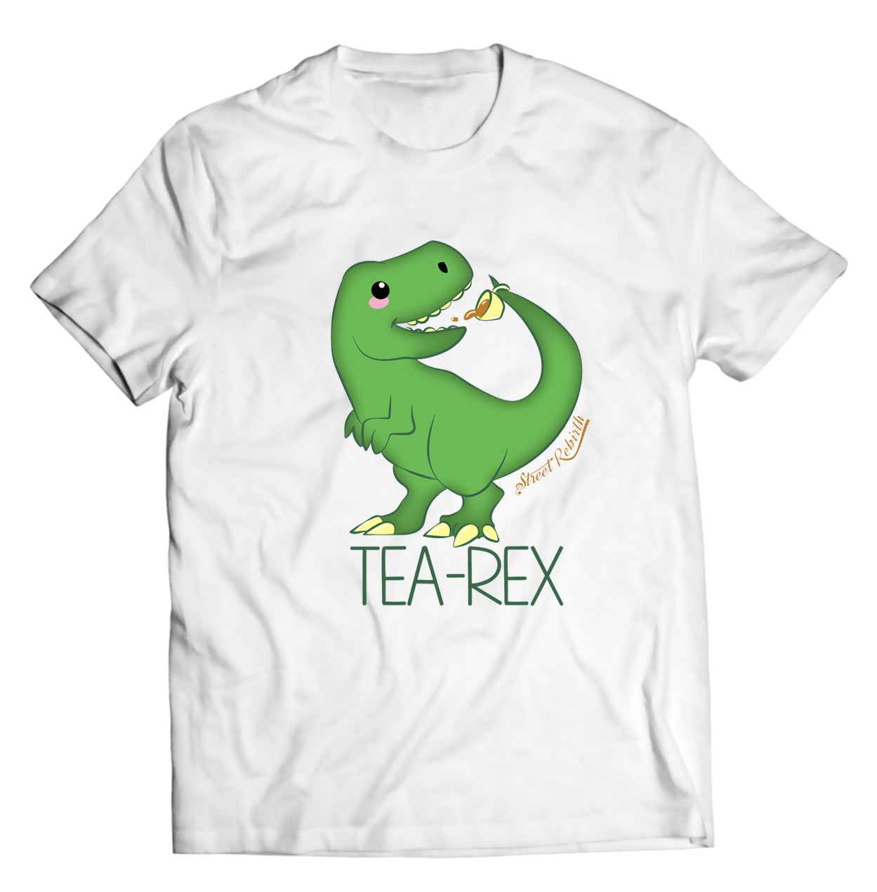 Tea Rex  Shirt - Direct To Garment Quality Print - Unisex Shirt - Gift For Him or Her