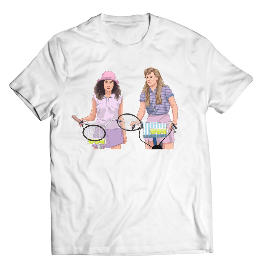 Unisex graphic T-shirt featuring an original humorous retro illustration