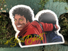 1 Thriller  Sticker – One 4 Inch Water Proof Vinyl Sticker – For Hydro Flask, Skateboard, Laptop, Planner, Car, Collecting, Gifting