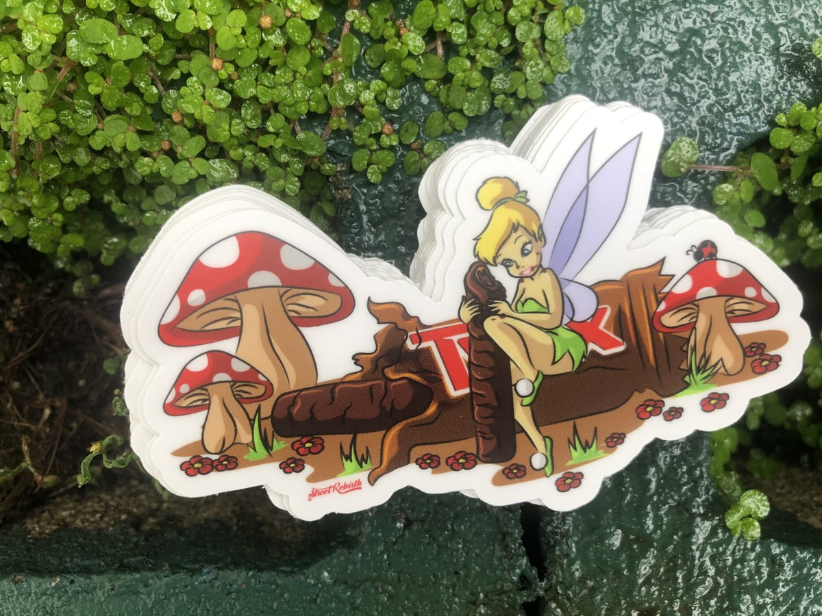 Tinker Bell Twix Bar Vinyl Sticker – A Whimsical Blend of Magic and Sweet Treats