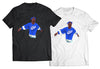 Pac Spitting Blue Shirt - Direct To Garment Quality Print - Unisex Shirt - Gift For Him or Her