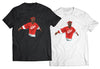 Pac Spitting Red Shirt - Direct To Garment Quality Print - Unisex Shirt - Gift For Him or Her