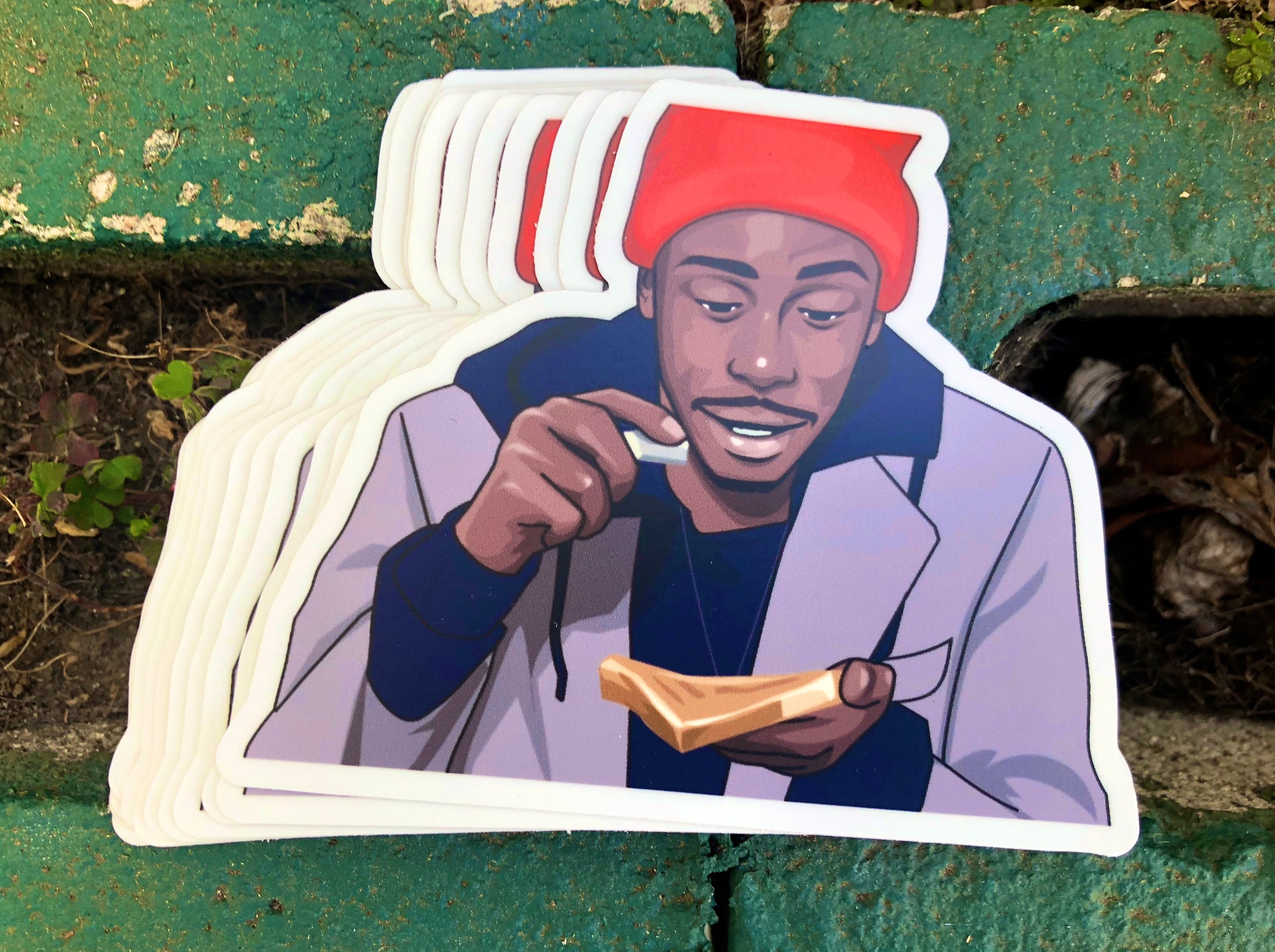 1 Tyrone Biggums Sticker – One 4 Inch Water Proof Vinyl Sticker – For Hydro Flask, Skateboard, Laptop, Planner, Car, Collecting, Gifting