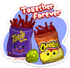 Together Forever Sticker – One 4 Inch Water Proof Vinyl Sticker – For Hydro Flask, Skateboard, Laptop, Planner, Car, Collecting, Gifting