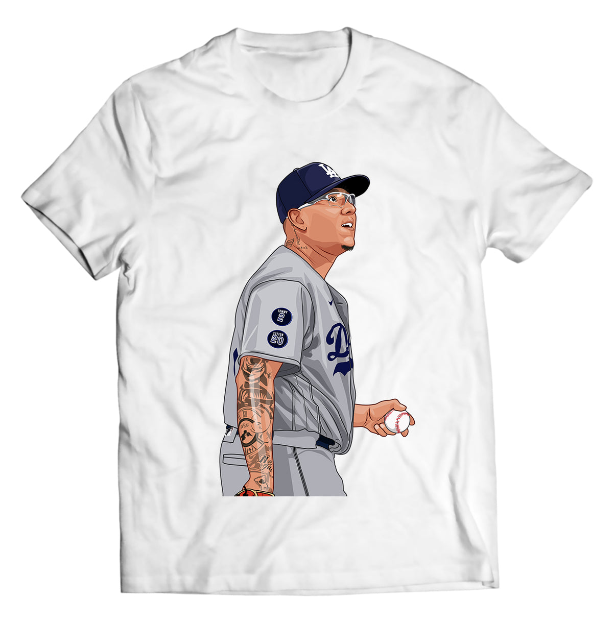 Julio Los Angeles Baseball Shirt - Direct To Garment Quality Print - Unisex Shirt - Gift For Him or Her