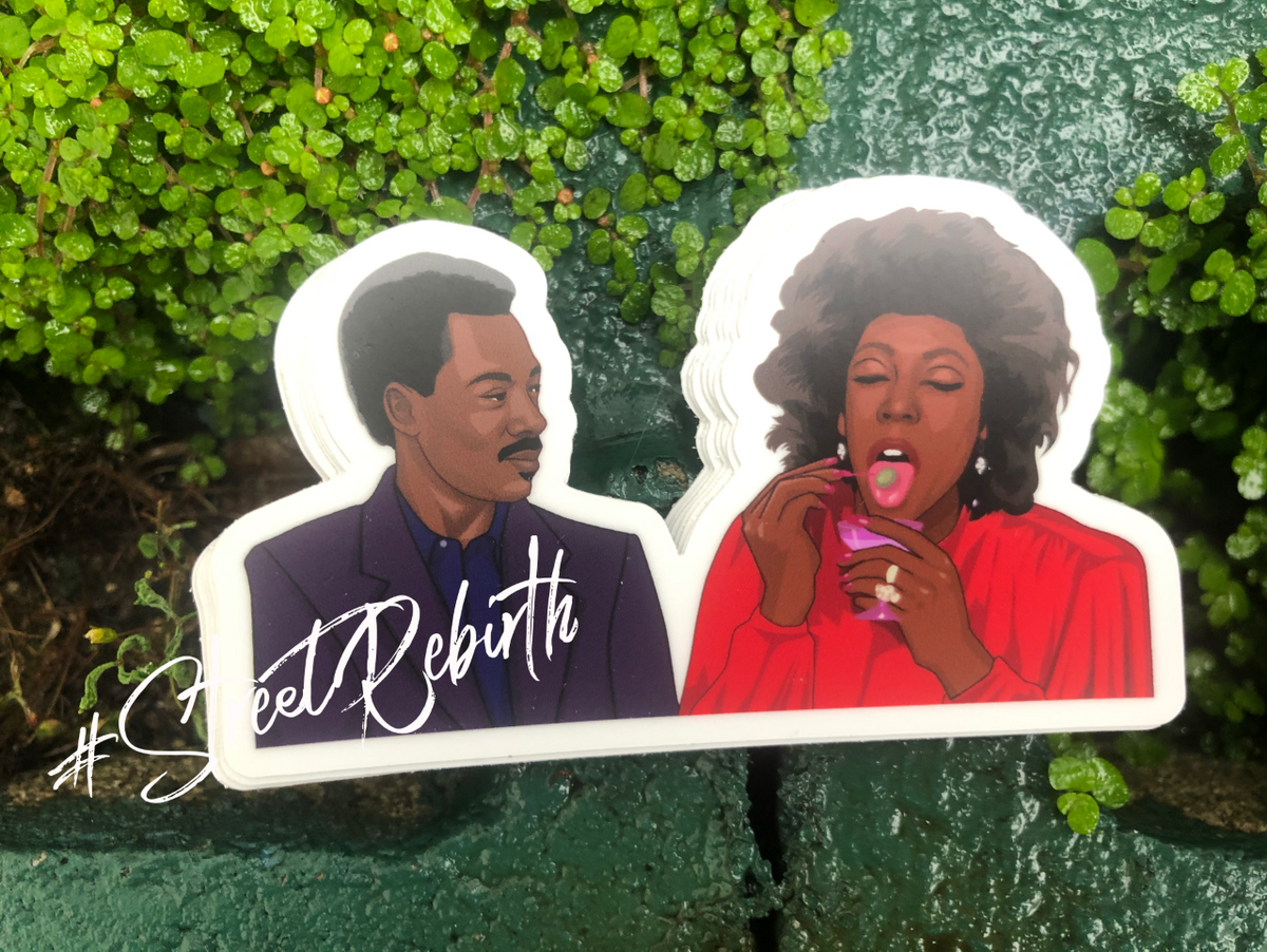 I Wanna Eat You Up&quot; – Akeem&#39;s Uncomfortable Encounter Sticker - Water Proof Vinyl Sticker – For Hydro Flask, Skateboard, Laptop, Planner, Car, Collecting, Gifting