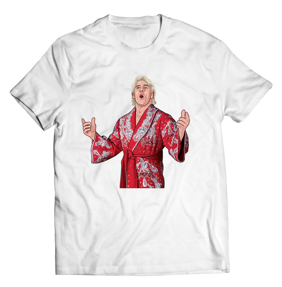 Unisex graphic T-shirt featuring an original wrestling animal-themed humorous illustration