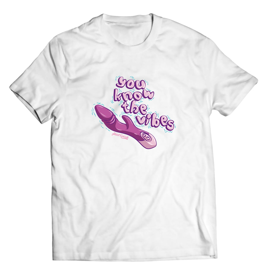 Unisex graphic T-shirt featuring an original colorful illustration
