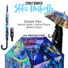 Compact Foldable Version - Street Rebirth Umbrella - Stitch Umbrella, Cute Fun Cartoon Sun UV Protection Umbrella, PreTeens Teenage Student Kids Adults Gifts