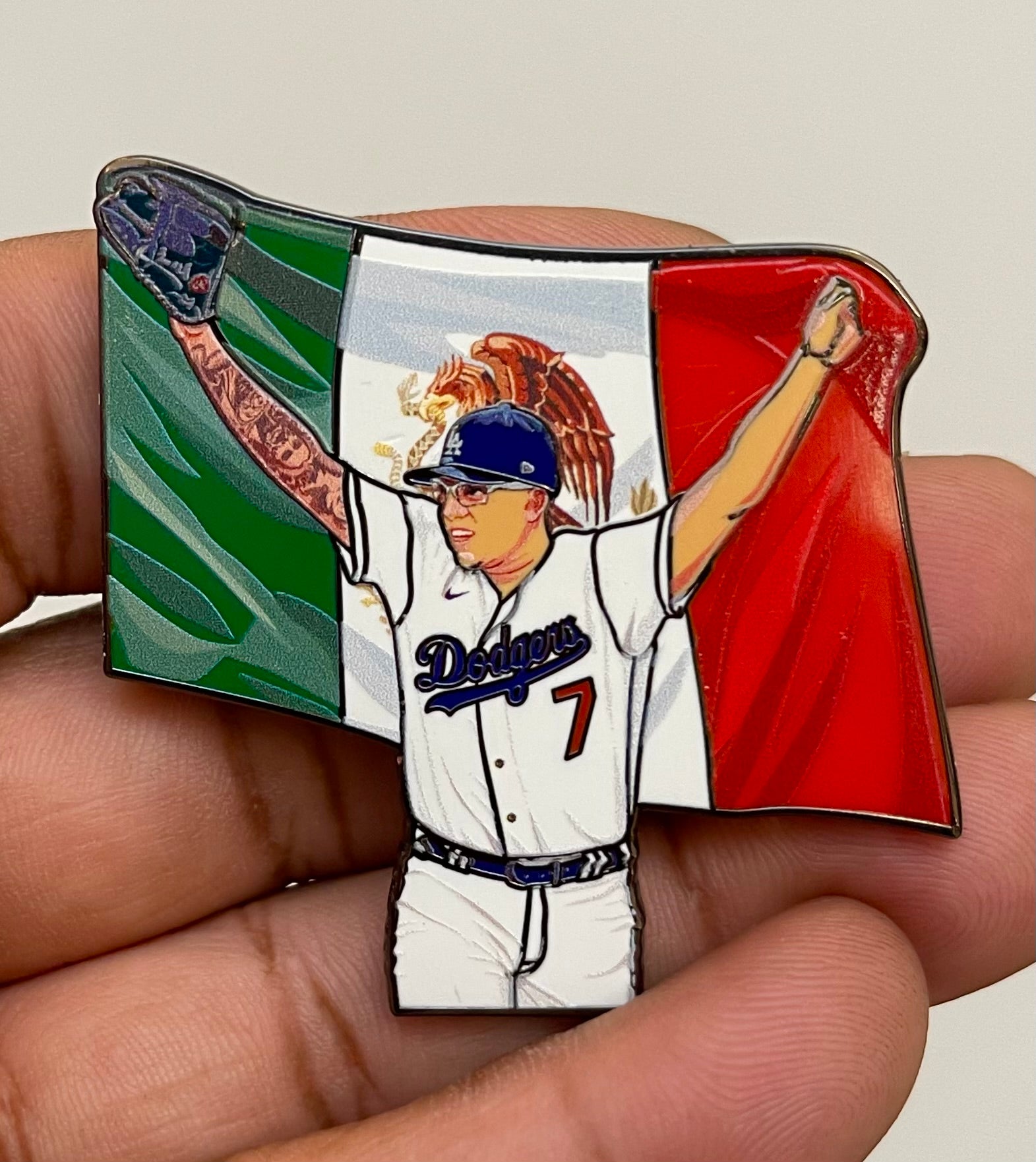 Urias Enamel Pin - 2 Inch Zinc Alloy Enamel Pin