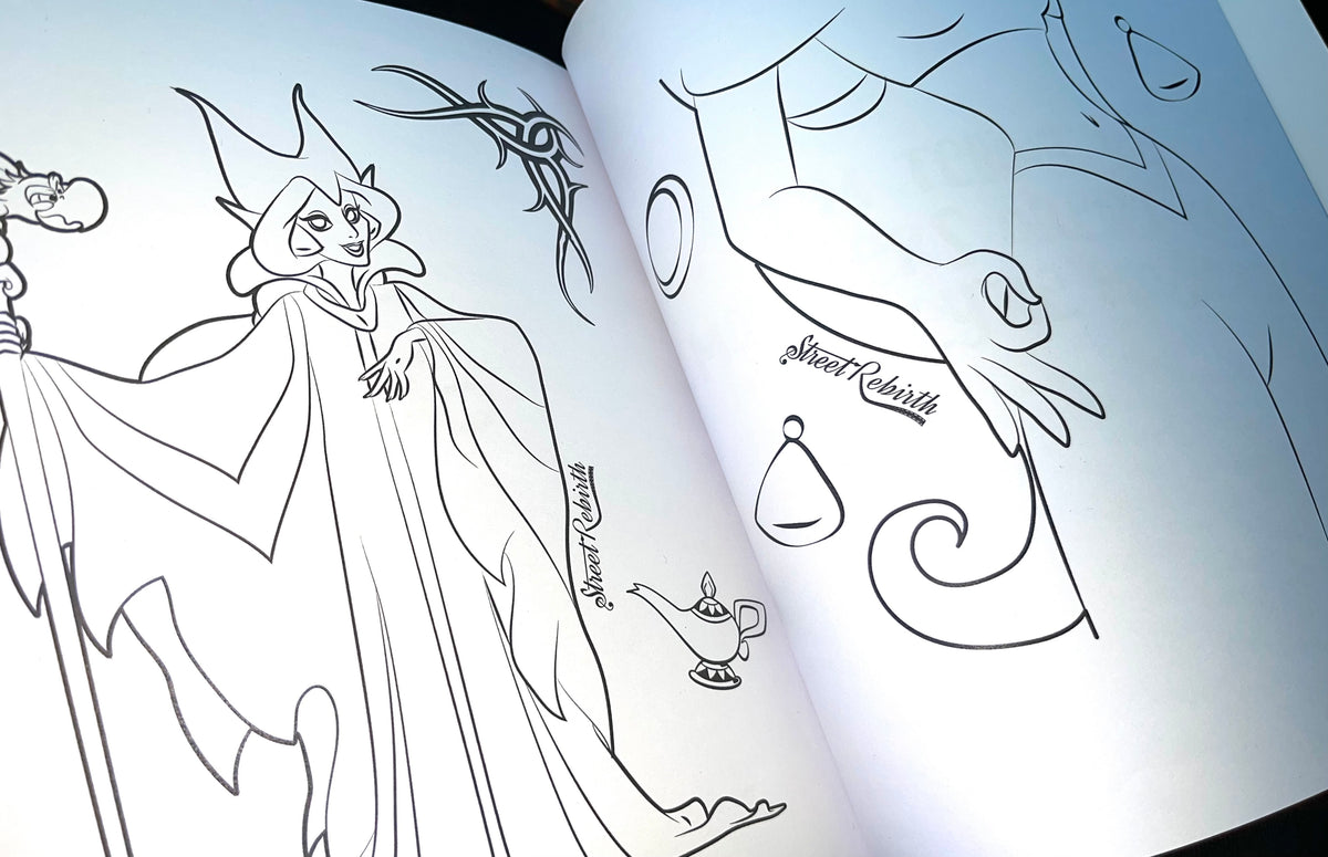 Street Rebirth Coloring Book Vol 2 Halloween Edition - Quotes And Coloring - 28 Designs To Color, 14 Quotes - 10x10 Size