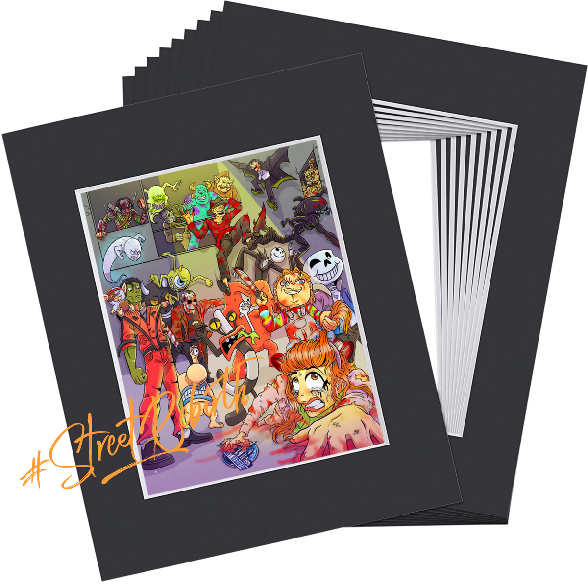 Monsters Art Print - Premium Luster Photo Paper - Wall Decor - 16x20 Matte Finish