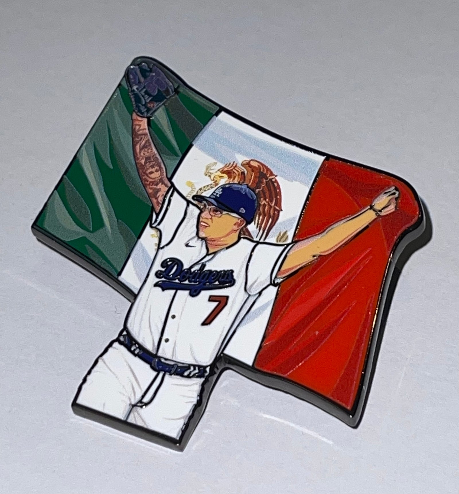 Urias Enamel Pin - 2 Inch Zinc Alloy Enamel Pin