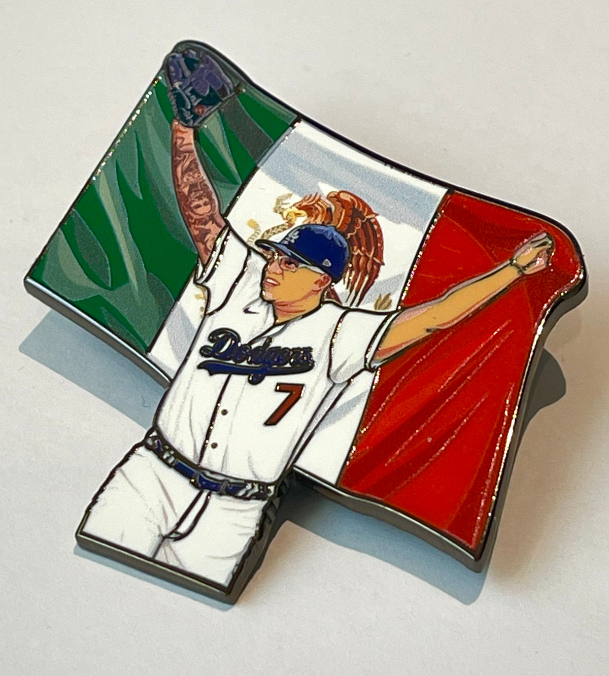 Urias Enamel Pin - 2 Inch Zinc Alloy Enamel Pin